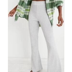 Aerie Gray Flare Pants